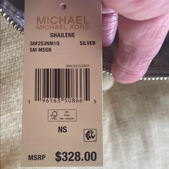NWT MICHAEL Michael Kors Two-way Gray Women's Bag